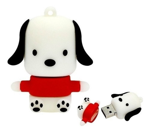 Pen Drive En Forma De Perrito Remera Roja / Perro / Animales