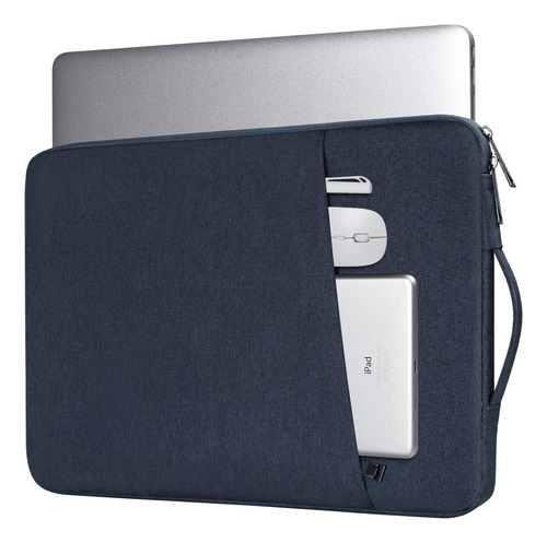 Funda Con Bolsillo Para Hp Asus Dell 12.5 A 13.3¨ Azul