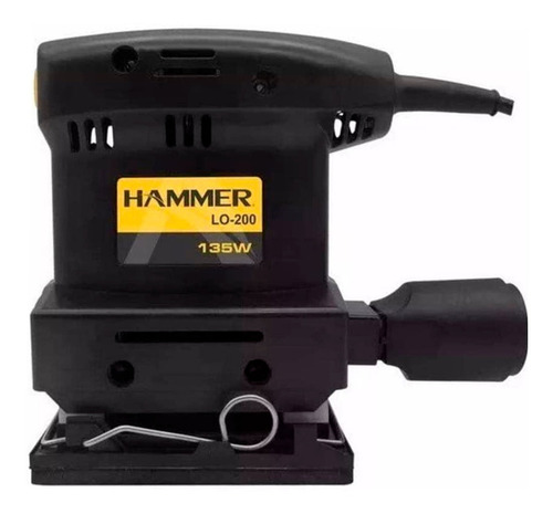 Lixadeira orbital Hammer GYLO200 preta 135W 110V