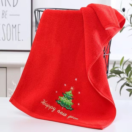 C Presente De Natal Com Decoração De Toalha De Algodão