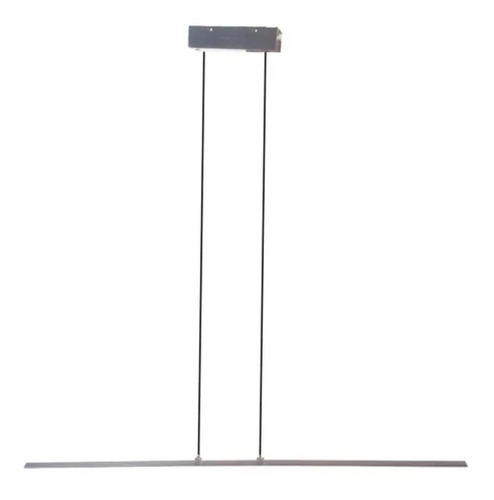 Lampara Colgante Enertech Con Forma Lineal De 80 Cm