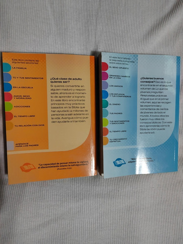 Libro Lo Que Los Jóvenes Preguntan 1 Y 2.