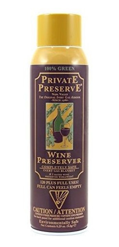 Preservacion De Preservacion De Vino Privada Preserve