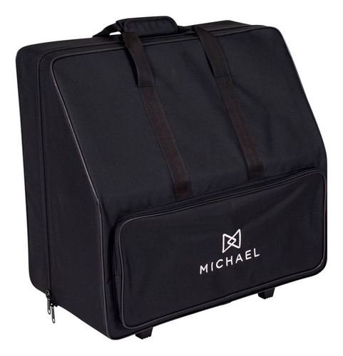 Acordeon Michael 80 Baixos Acm8007n Pwh Branco Perolado