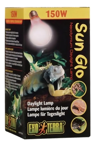 Foco Exo Terra Sun Glo De 150 W Reptiles Anfibios Hpt2114
