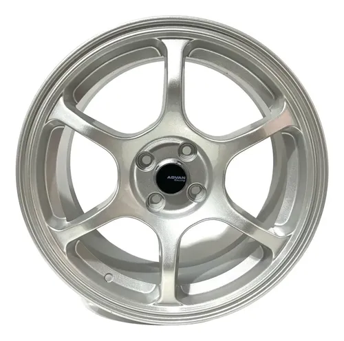 Kit 4 Rodas Aro 17x7 Lts 10 Advan Racing 4x100 Prata Et38