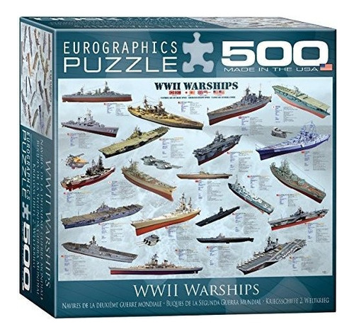 Puzzle De Naves De Guerra De La Segunda Guerra Mundial, 500