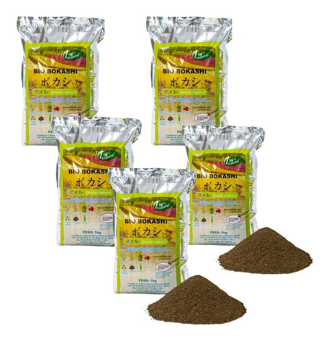 Bio Bokashi Farelado Fertilizante Orgânico Adubo - 5 Kg