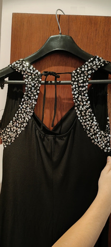 Vestido Negro Largo De Fiesta (Usado)