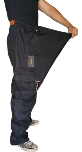 Pantalon De Gabardina Cargo  Talla 44,46,48,50,52,54,56,58