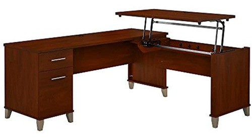 Bush Furniture Somerset 72w Escritorio En Forma De L De 3 Po