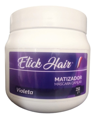 Matizador Violeta Baño De Crema -mascara X 250grs Etick Hair