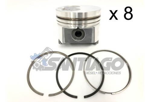 Kit 8 Pistones En 020 Para Navistar 7.3 Mecánico 1813121c91