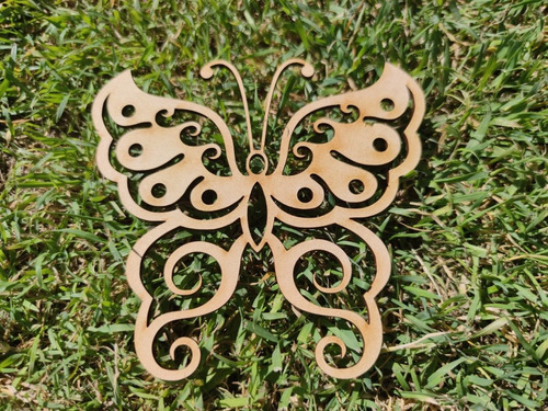 Pack Mariposas, 16 Unidades Madera Mdf, 15 Cm. Decoración 