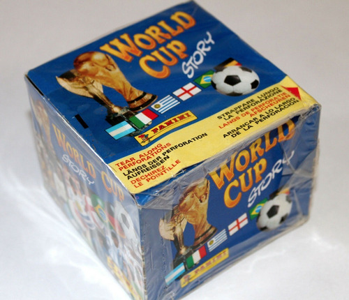 Caja Sellada Barajitas World Cup Story 1990 Perfecto Estado