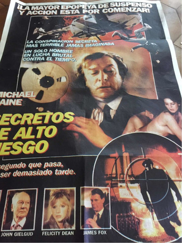  Poster Secretos De Alto Riesgo -michael Caine (ver Foto)