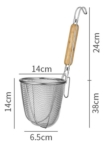 - Colador De Albóndigas De Comida, Cesta Para Freír, C