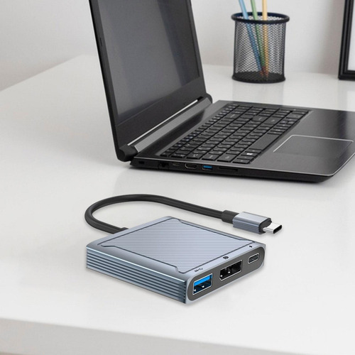 Usb C A Hub Convertidor Estación De Acoplamiento Usb C