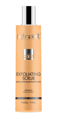 Exfoliante Suave Purificante Facial Idraet Limpia Impurezas