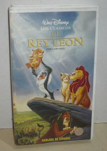 El Rey Leon Vhs Walt Disney