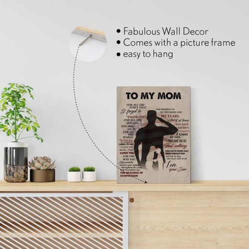 Pintura En Lienzo Enmarcada Para Decoración De Pared Para El
