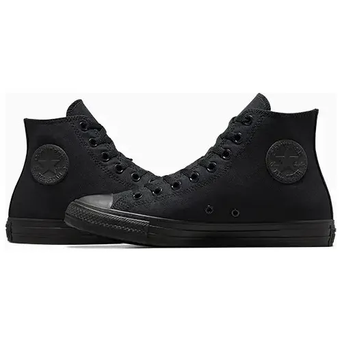 All star cano hotsell alto todo preto