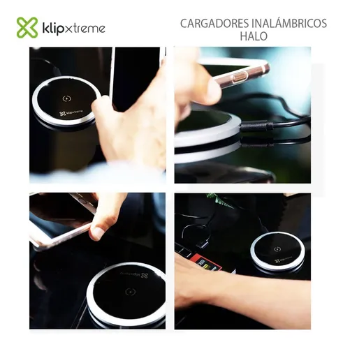 Cargador Inalambrico Rapido Klipxtreme Kma 850 Halo 10 Watts