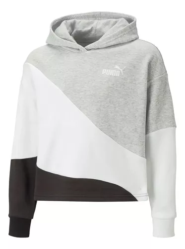 Sudadera Hombre Puma Power Negra Blanca Lila