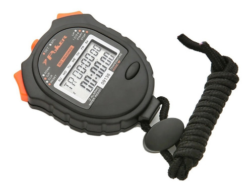 Cronometro Poker Profissional Running Digital - Preto