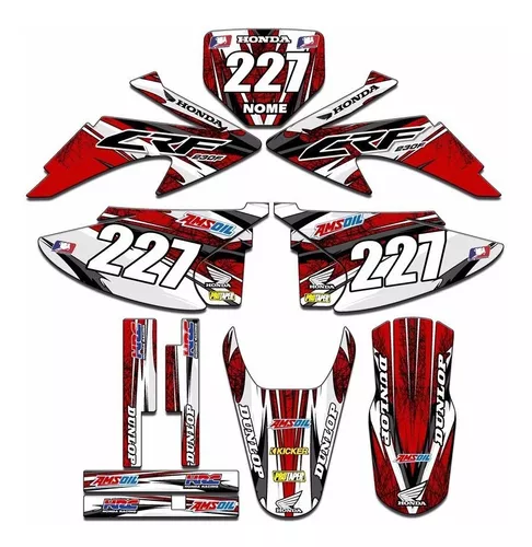 grafico #adesivo #renovagrafix #motocross #enduro #crf #stickers #decals  #shell #crf *** **** www.renovagrafix.com.br