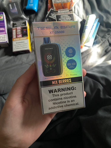 Vaporizador Tesla Bar Xt-25000 Mix Berries 5% Nicotina