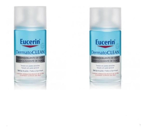 Desmaquillante Facial Eucerin Dermatoclean 125ml Bifasico X2