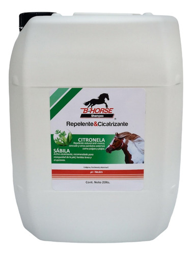  B-horse Shampoo Para Caballo Repelente & Cicatrizante 20l