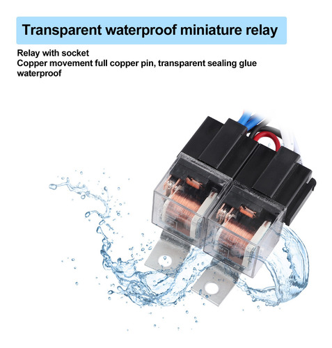 Arnés De Relé De Faros De Coche H4 Cableado 4 Luces Aumento