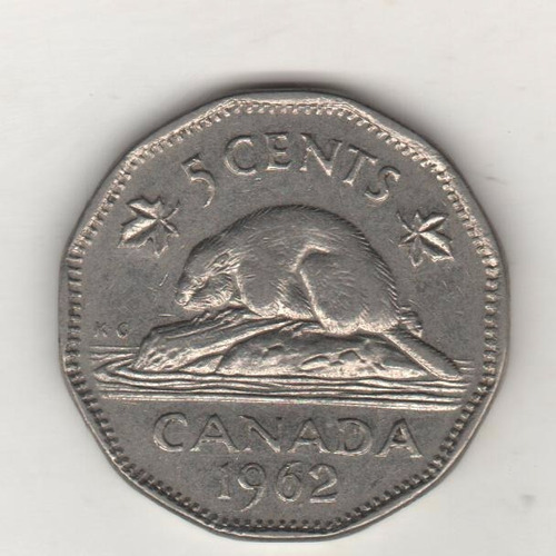 Canadá Moneda De 5 Centavo Año 1962 Km 50a - Excelente