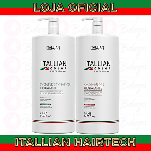 Itallian Color Kit Shampoo 2,5l Condicionador Lavatorio 2,5l