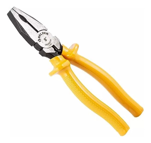 Alicate Universal Belzer Isolamento Cabo Amarelo 8''