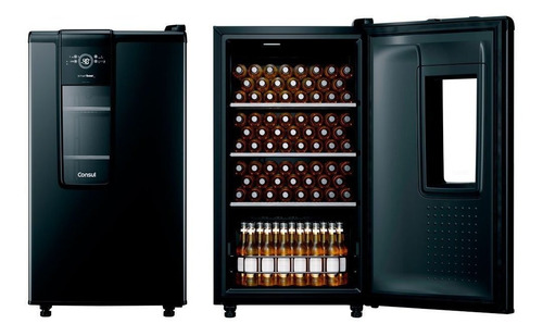 Cervejeira Smartbeer Carbono 82l Frost Free Cze12ae Consul Cor Preto 110v