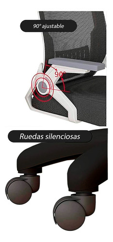 Sillon Escritorio Ejecutivo Silla Oficina Gerencial Pc Mesh Epic Negro X 2 Unidades