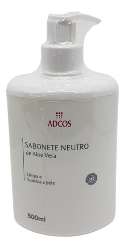 Adcos Professional Sabonete Neutro De Aloe Vera 500ml Fragrância 10