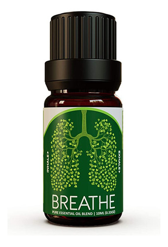 Ecodrop Essential Oils Breathe Blend - Gotas De Fragancia Pu