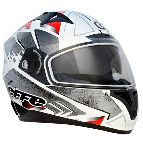 Capacete Bieffe B-40 Steel Branco E Grafite Original Nº58