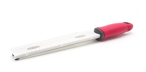 Imagen 6 de 9 de Rallador Manual Acero Inox Con Mango. Ajo, Jengibre, Limón