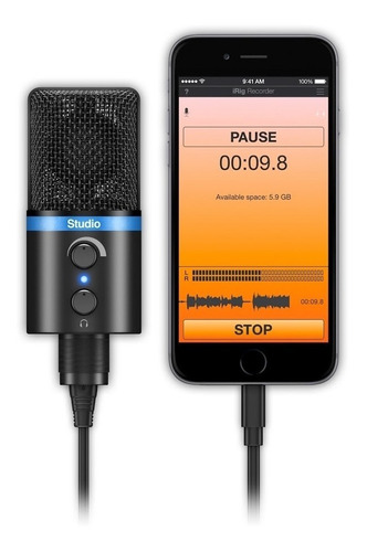 Microfono De Estudio Para Celular Tablets Computadores Usb