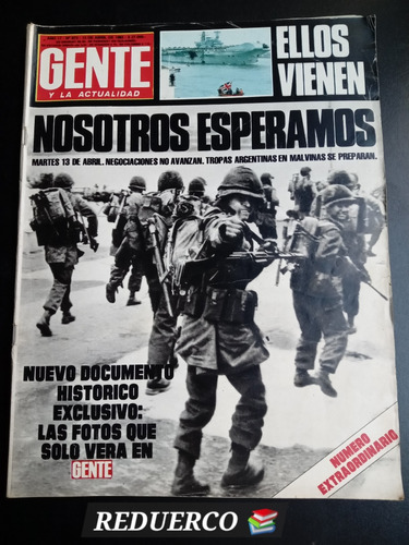 Gente 873 Malvinas Documento Histórico 22/4/82 E