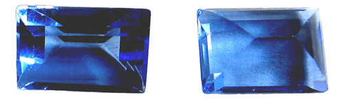 Aguamarina Azul Facetada 10x7x5 Mm Joyería *