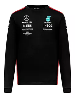 Playera Manga Larga Mercedes Amg Petronas Oficial 2023 F1