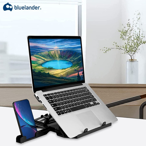 De Base Soporte Para Laptop Y Celular Con Base Giratoria