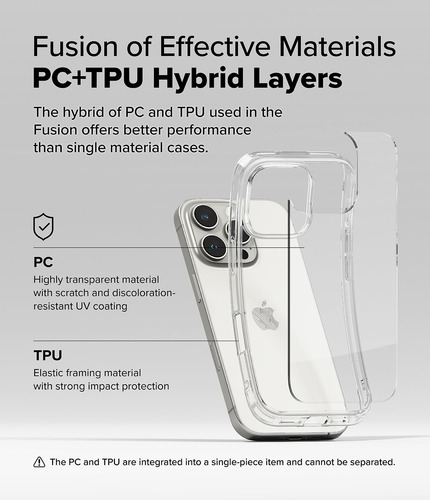 Funda Para Teléfono Ringke Fusion Always Look Classy iPhone
