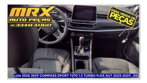 Sucata Jeep Compass Sport T270 1.3 Turbo Flex Aut 2023